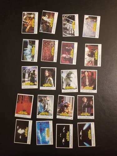 Vtg Battlestar Galactica 1978 Topps Trading 20 Card Set Bundle Lot - Thumbnail 2