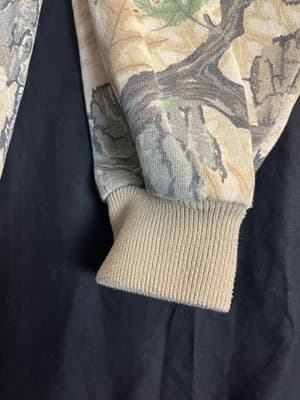 RARE VTG Hidden Wolf Woolen Predator Sweatshirt Pullover Jacket Mens L Camo - Thumbnail 15