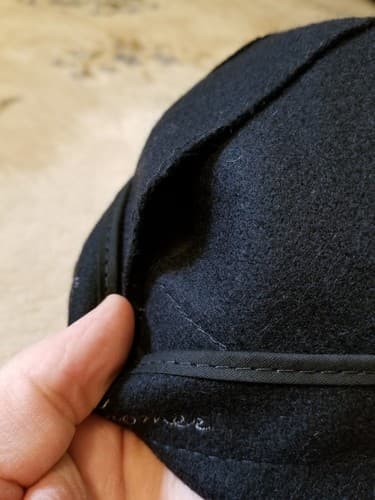 Stormy Kromer Hat Black Youth Children’s Size 6 1/2 Made in USA Wool 6.5 *READ - Thumbnail 5