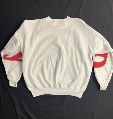 VTG Germany All Over Print Sweatshirt German Vulture 80s Football Soccer 2XL - Thumbnail 12