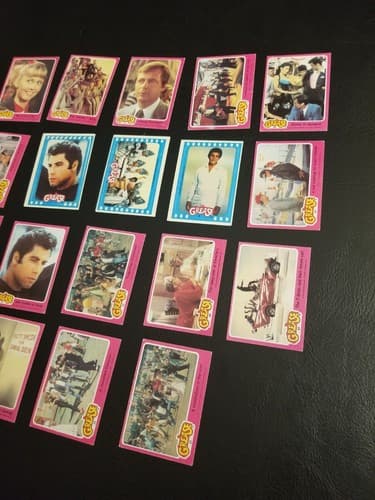 1978 Grease Series 1 Trading Card & Sticker Set 18 Cards!! Pink Blue - Thumbnail 3