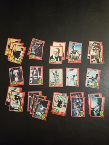 Vtg 1977 Original Star Wars Set (27 Cards) Set Red Series 2 NICE - Image 1