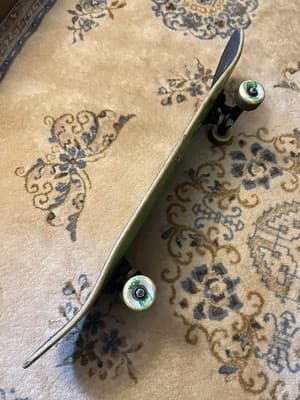 Rare TRANSPORTATION UNIT Skateboard Deck COMPLETE Ace Trucks Bones Super Reds TU - Thumbnail 6