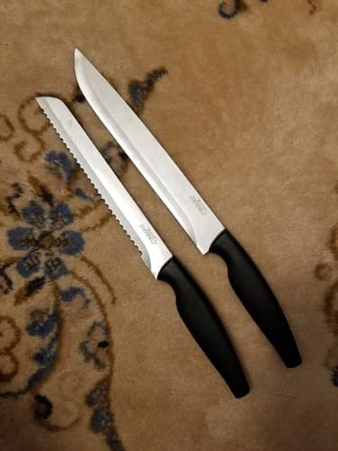 2 Sabatier Chefstar Professional Knives Knife Set Slicer Carver Bread Serrated - Image 1