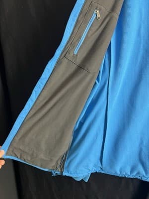 Patagonia Adze Hybrid Hoody Mens L Blue Softshell Polartec Windproof Jacket - Thumbnail 7