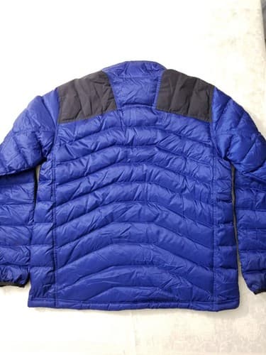 Eddie Bauer Jacket Mens Large Blue First Ascent Goose Down Puffer Zip Up Cordura - Thumbnail 9