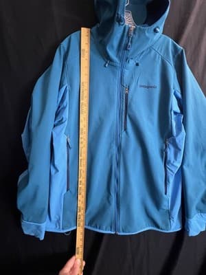 Patagonia Adze Hybrid Hoody Mens L Blue Softshell Polartec Windproof Jacket - Thumbnail 15