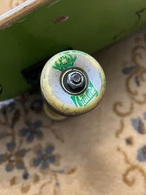 Rare TRANSPORTATION UNIT Skateboard Deck COMPLETE Ace Trucks Bones Super Reds TU - Thumbnail 13