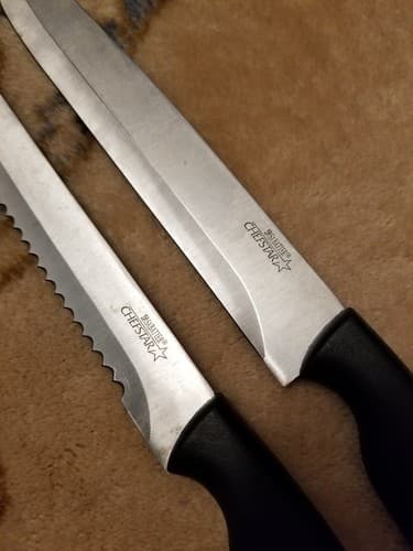 2 Sabatier Chefstar Professional Knives Knife Set Slicer Carver Bread Serrated - Thumbnail 3