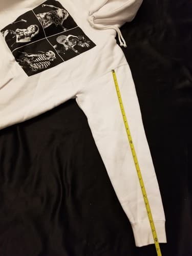 Taylor Swift The Eras Tour White Hoody Shirt Hooded Sweatshirt Mens L Oversize - Thumbnail 9