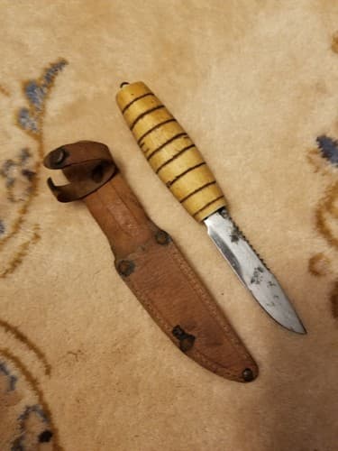 Vintage SOLING JAPAN Floating Fishing Knife Survival Bowie Hunting Handmade - Image 1