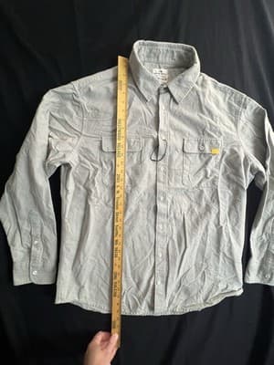 Taylor Stitch X Rivian Men's 46 Long Sleeve Flannel Shirt Yosemite Organic - Thumbnail 8