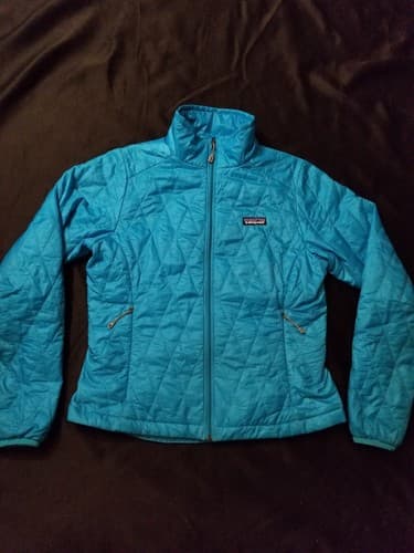 Patagonia Womens S Nano Puff Jacket Blue Curacao Teal 84215 Coat Small Puffer - Thumbnail 14