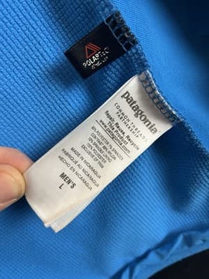 Patagonia Adze Hybrid Hoody Mens L Blue Softshell Polartec Windproof Jacket - Thumbnail 5
