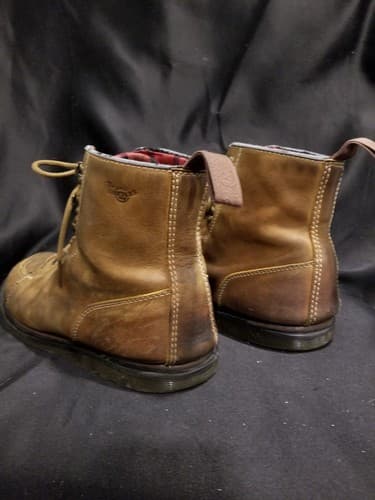 Dr. Martens Brown Walden Leather Moc Toe Laced Boot Mens 12 EU 46 Doc Marten - Thumbnail 6