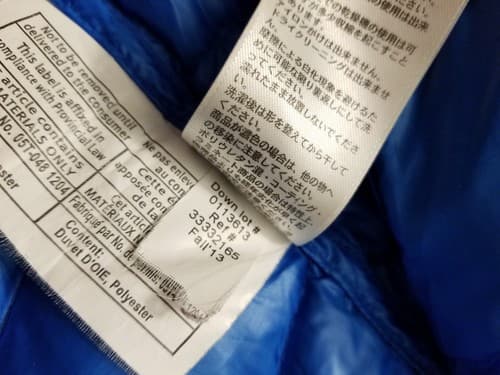 Eddie Bauer Jacket Mens Large Blue First Ascent Goose Down Puffer Zip Up Cordura - Thumbnail 8