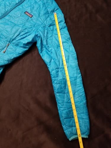 Patagonia Womens S Nano Puff Jacket Blue Curacao Teal 84215 Coat Small Puffer - Thumbnail 12