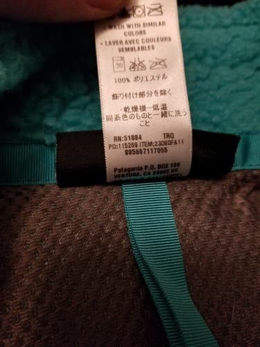Patagonia Retro X Full Zip Vest Womens Medium M Turquoise Blue Teal Hi Pile - Thumbnail 4