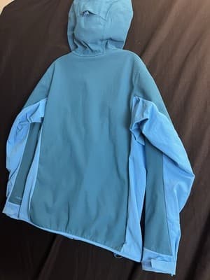 Patagonia Adze Hybrid Hoody Mens L Blue Softshell Polartec Windproof Jacket - Thumbnail 19