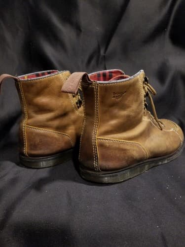 Dr. Martens Brown Walden Leather Moc Toe Laced Boot Mens 12 EU 46 Doc Marten - Thumbnail 5
