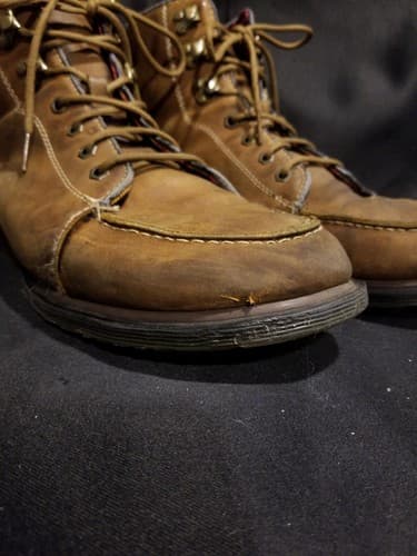 Dr. Martens Brown Walden Leather Moc Toe Laced Boot Mens 12 EU 46 Doc Marten - Thumbnail 2