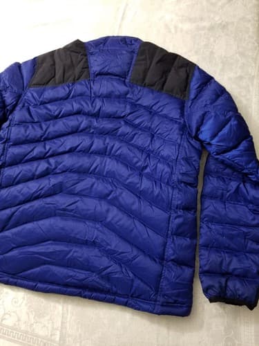 Eddie Bauer Jacket Mens Large Blue First Ascent Goose Down Puffer Zip Up Cordura - Thumbnail 10