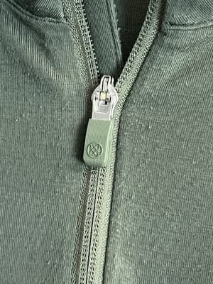 G/Fore Pullover Mens L Olive 1/4 Zip Long Sleeve Golf Performance Back Logo - Thumbnail 3