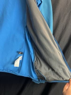 Patagonia Adze Hybrid Hoody Mens L Blue Softshell Polartec Windproof Jacket - Thumbnail 8