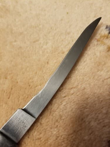Vintage Kitchen Knife Federal Cutlery Co Japan 8.5" Long 4" Stainless Blade - Thumbnail 7