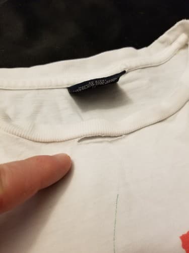 Vtg Ralph Lauren Polo Distressed Vintage T-Shirt Mens L Painted Swordfish RARE - Thumbnail 5