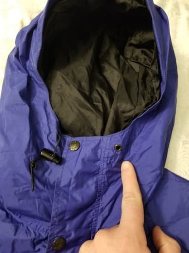 Vintage Mens S The North Face Gore-Tex Mountain Jacket Blue Made in USA Hoody - Thumbnail 7