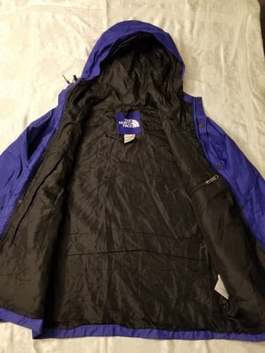 Vintage Mens S The North Face Gore-Tex Mountain Jacket Blue Made in USA Hoody - Thumbnail 2