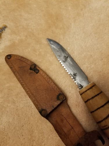 Vintage SOLING JAPAN Floating Fishing Knife Survival Bowie Hunting Handmade - Thumbnail 5