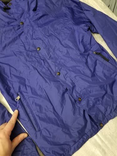 Vintage Mens S The North Face Gore-Tex Mountain Jacket Blue Made in USA Hoody - Thumbnail 6