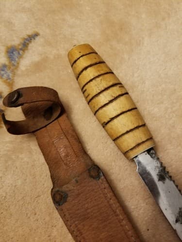 Vintage SOLING JAPAN Floating Fishing Knife Survival Bowie Hunting Handmade - Thumbnail 3
