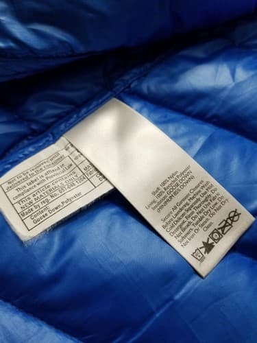 Eddie Bauer Jacket Mens Large Blue First Ascent Goose Down Puffer Zip Up Cordura - Thumbnail 7