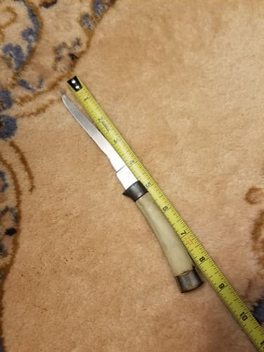 Vintage Kitchen Knife Federal Cutlery Co Japan 8.5" Long 4" Stainless Blade - Thumbnail 12