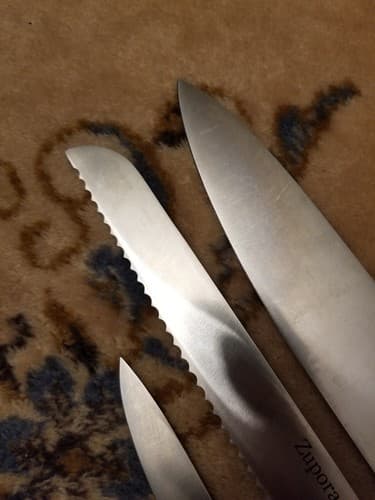 Rare Zupora 3 Piece Set Kitchen Knife Set Stainless Steel Knives Discontinued - Thumbnail 4