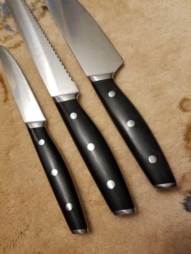 Rare Zupora 3 Piece Set Kitchen Knife Set Stainless Steel Knives Discontinued - Thumbnail 6