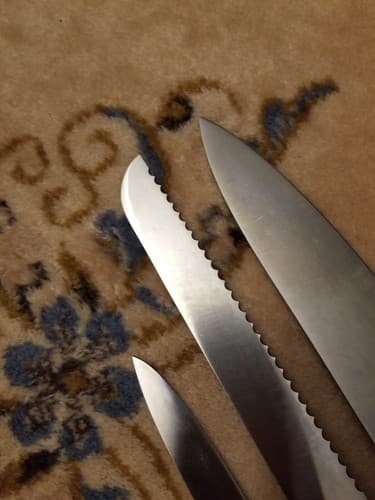 Rare Zupora 3 Piece Set Kitchen Knife Set Stainless Steel Knives Discontinued - Thumbnail 9