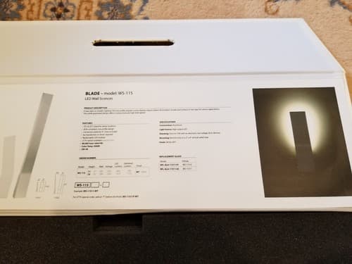 Blade LED Wall Sconce by Modern Forms WS-11511-WT Contemporary LED - NEW IN BOX - Thumbnail 3