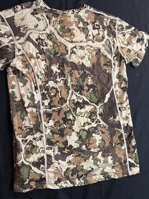 First Lite Shirt Mens M Lightweight Llano Merino Wool Base Layer Tee Camo #182 - Thumbnail 11