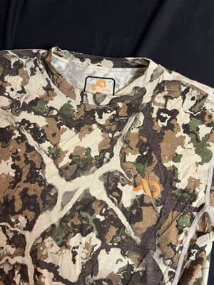 First Lite Shirt Mens M Lightweight Llano Merino Wool Base Layer Tee Camo #182 - Thumbnail 2