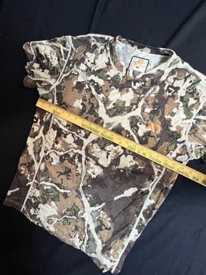 First Lite Shirt Mens M Lightweight Llano Merino Wool Base Layer Tee Camo #182 - Thumbnail 5