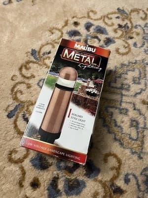 Intermatic CL635RK Malibu Low Voltage Metal Capped 20W Bollard Light Copper - Image 1