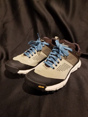 DANNER Trail 2650 Mesh 3" Hiking Womens 7 Shoes Silver Sage/Storm Blue No Insole - Thumbnail 8