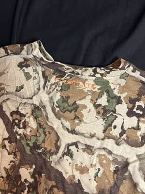 First Lite Shirt Mens M Lightweight Llano Merino Wool Base Layer Tee Camo #182 - Thumbnail 9