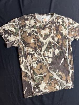 First Lite Shirt Mens M Lightweight Llano Merino Wool Base Layer Tee Camo #182 - Thumbnail 3