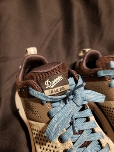DANNER Trail 2650 Mesh 3" Hiking Womens 7 Shoes Silver Sage/Storm Blue No Insole - Thumbnail 3