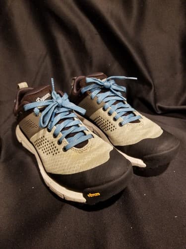 DANNER Trail 2650 Mesh 3" Hiking Womens 7 Shoes Silver Sage/Storm Blue No Insole - Thumbnail 2